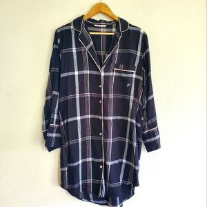 VICTORIA'S SECRET Modal Sleepshirt Button Down Size S Sleepwear